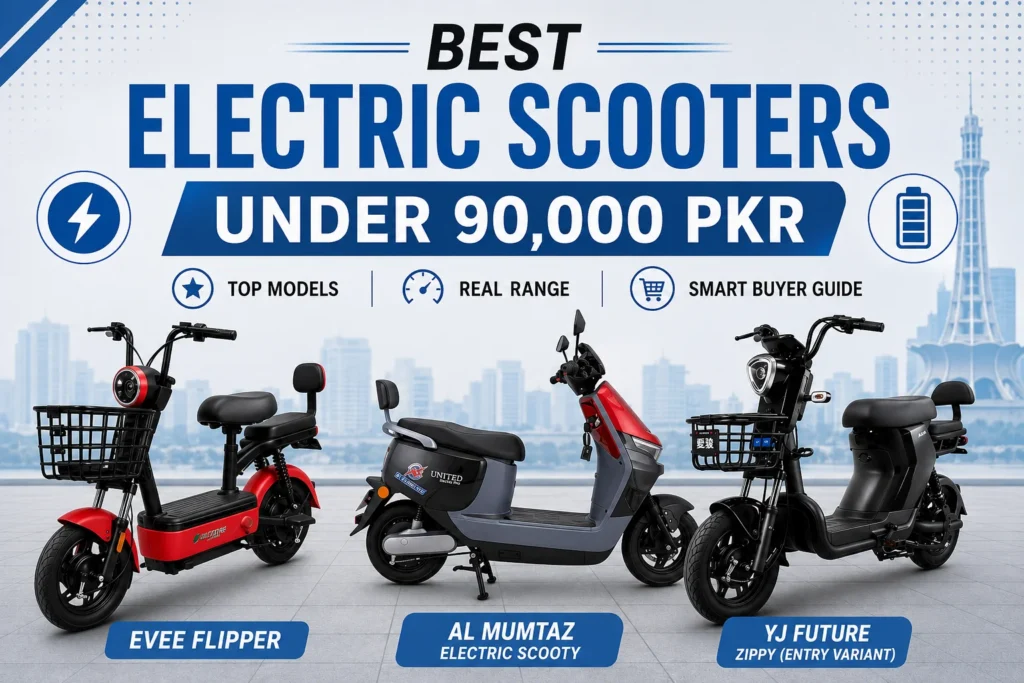 image showing Best Electric Scooters Under 90000 PKR