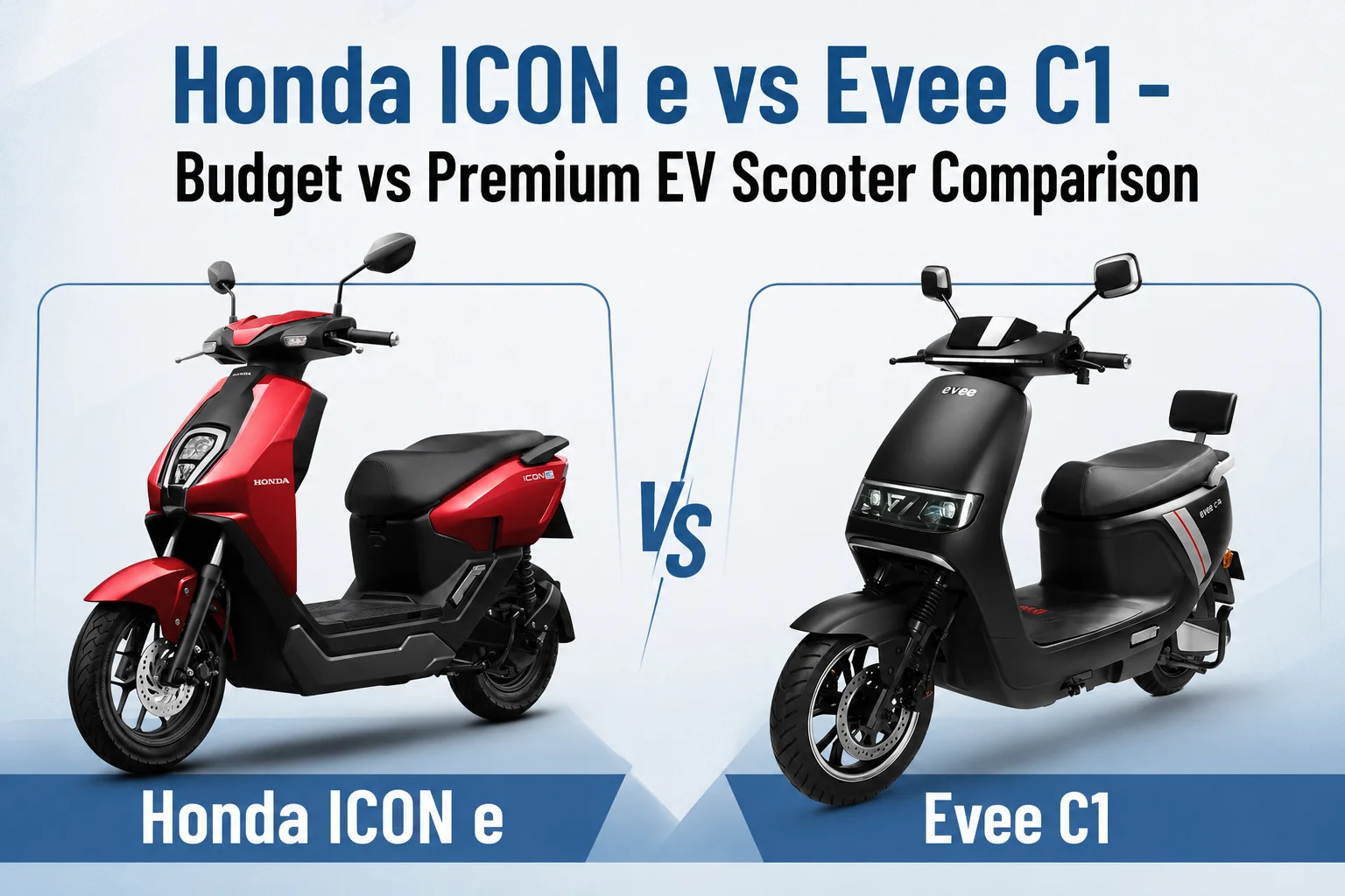 featured image of honda icon e vs evee c1