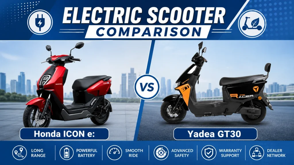 image showing Honda ICON e vs Yadea GT30 image
